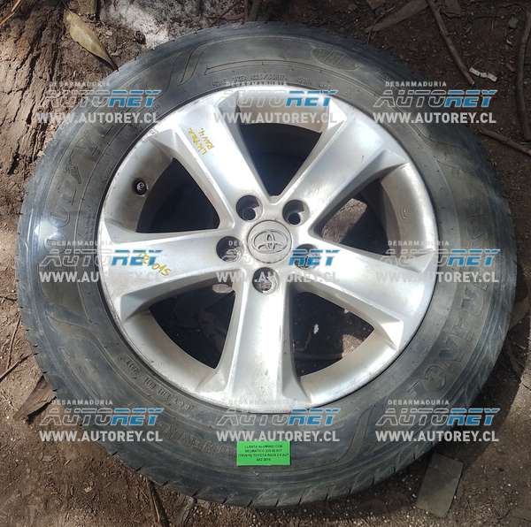 Llanta Aluminio Con Neumático 225 65 R17 (TRV015) Toyota RAV4 2.5 AUT 4×2 2015