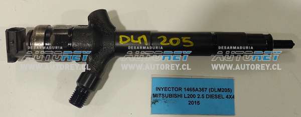 Inyector 1465A367 (DLM205) Mitsubishi L200 2.5 Diesel 4×4 2015