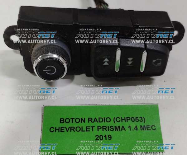 Botón Radio (CHP053) Chevrolet Prisma 1.4 MEC 2019