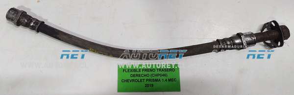 Flexible Freno Trasero Derecho (CHP046) Chevrolet Prisma 1.4 MEC 2019
