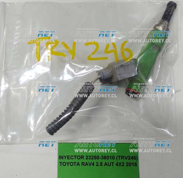 Inyector 23250-36010 (TRV246) Toyota RAV4 2.5 AUT 4×2 2015
