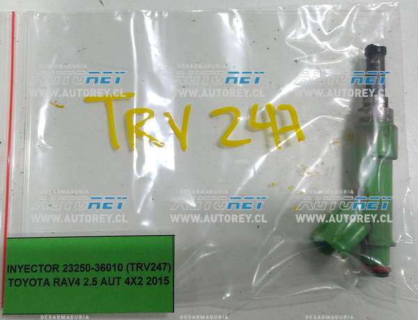 Inyector 23250-36010 (TRV247) Toyota RAV4 2.5 AUT 4×2 2015