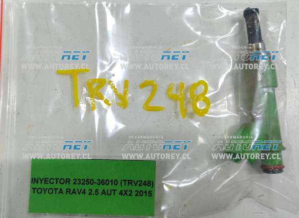 Inyector 23250-36010 (TRV248) Toyota RAV4 2.5 AUT 4×2 2015