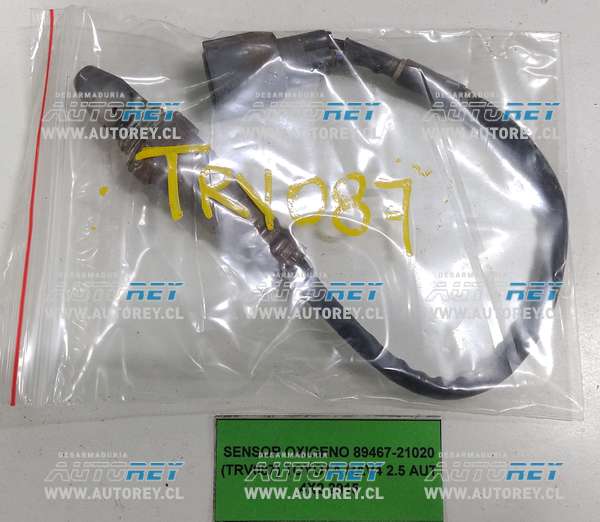Sensor Oxigeno 89467-21020 (TRV087) Toyota RAV4 2.5 AUT 4×2 2015