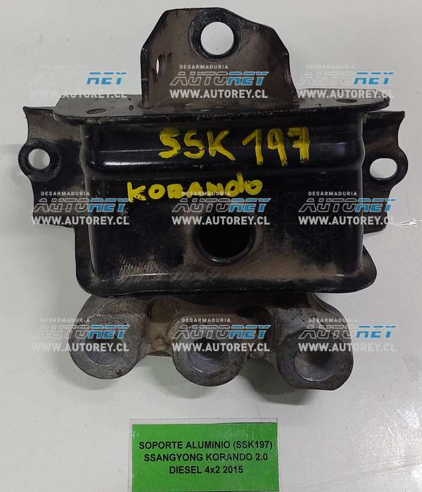 Soporte Aluminio (SSK197) SSangyong Korando 2.0 Diesel 4×2 2015