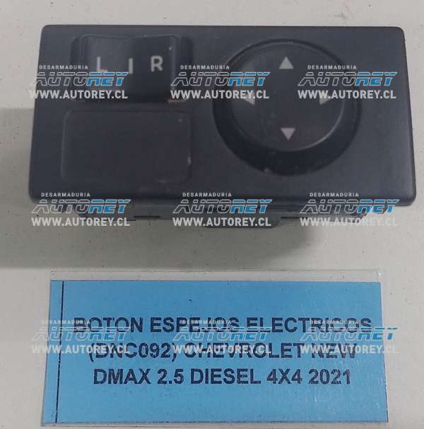 Botón Espejos Eléctricos (DNC092) Chevrolet New Dmax 2.5 Diesel 4×4 2021