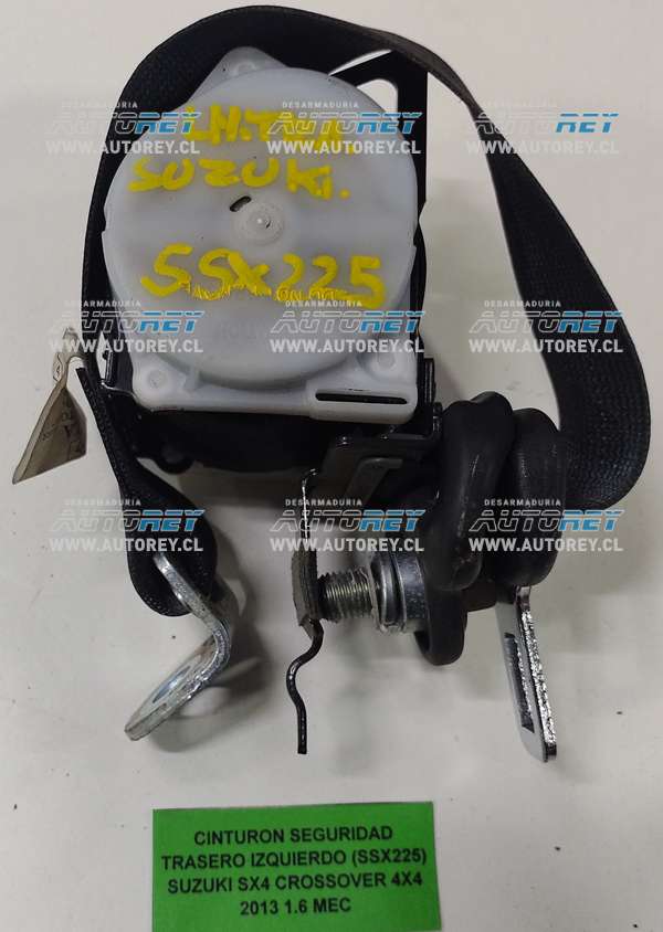 Cinturon Seguridad Trasero Izquierdo (SSX225) Suzuki SX4 Crossover 4×4 2013 1.6 MEC