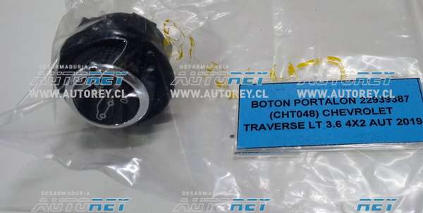 Boton Portalon 22939387 (CHT048) Chevrolet Traverse LT 3.6 4×2 AUT 2019