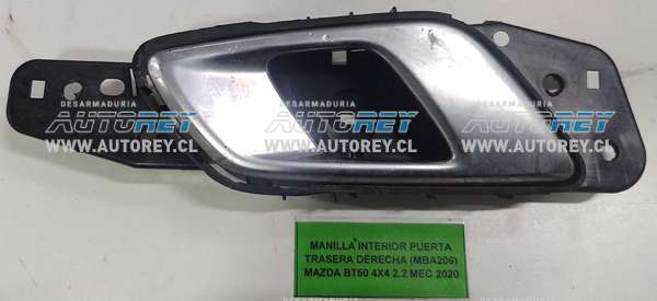 Manilla Interior Puerta Trasera Derecha (MBA206) Mazda BT50 4×4 2.2 Mec 2020