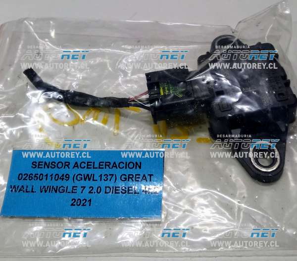 Sensor Aceleración 0265011049 (GWL137) Great Wall Wingle 7 2.0 Diesel 4×2 2021