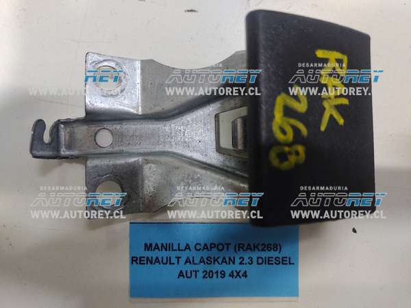 Manilla Capot (RAK268) Renault Alaskan 2.3 Diesel AUT 2019 4×4