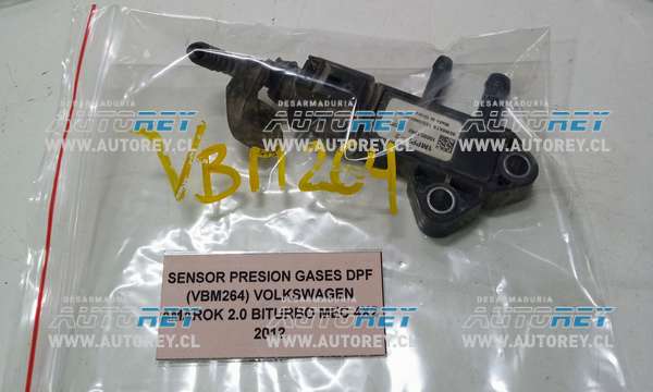 Sensor Presion Gases DPF (VBM264) Volkswagen Amarok 2.0 Biturbo MEC 4×2 2012