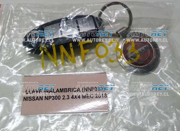 Llave inalámbrica (NNF033) Nissan NP300 2.3 4×4 MEC 2018