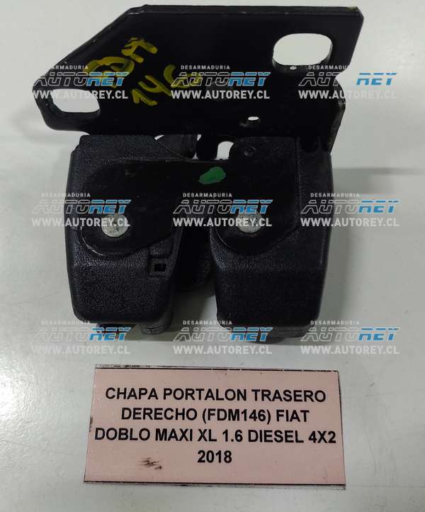 Chapa Portalon Trasero Derecho (FDM146) Fiat Doblo Maxi XL 1.6 Diesel 4×2 2018