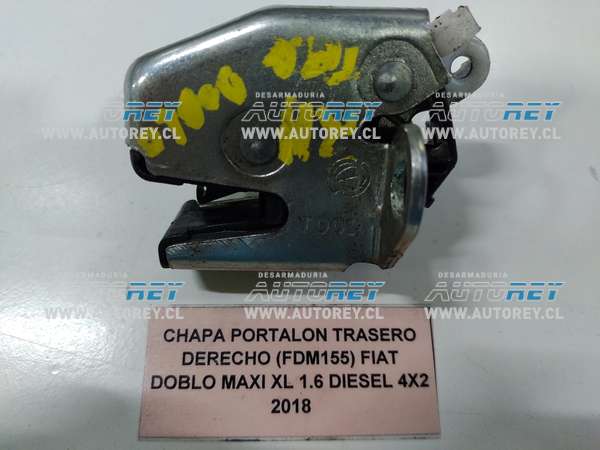Chapa Portalon Trasero Derecho (FDM155) Fiat Doblo Maxi XL 1.6 Diesel 4×2 2018