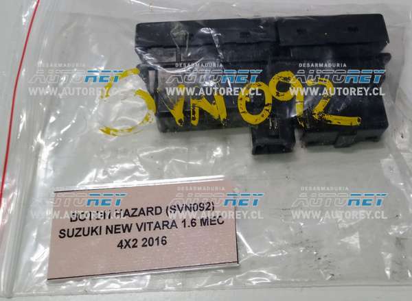 Boton Hazard (SVN092) Suzuki new Vitara 1.6 MEC 4×2 2016