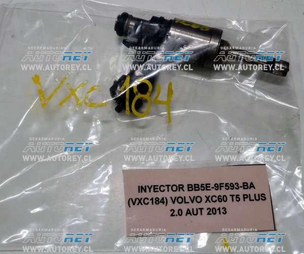 Inyector BB5E-9F593-BA (VXC184) Volvo XC60 T5 PLUS 2.0 AUT 2013