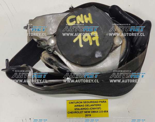 Cinturon Seguridad Para Airbag Delantero Izquierdo (CNH197) Chevrolet New Dmax 2.5 4×4 2019