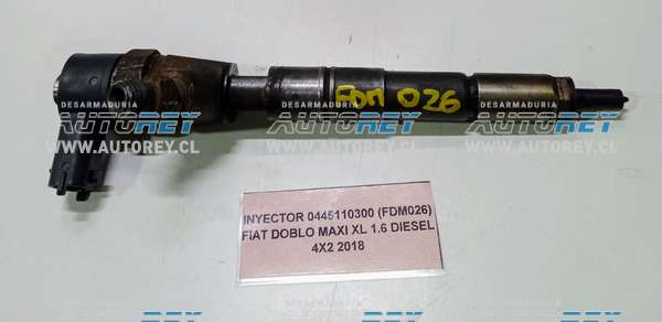 Inyector 0445110300 (FDM026) Fiat Doblo maxi XL 1.6 Diesel 4×2 2018