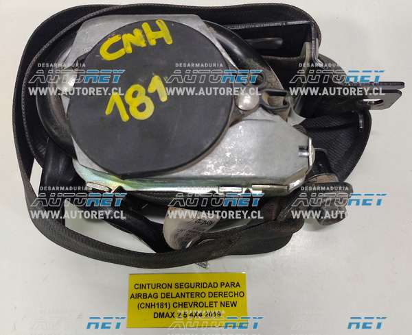 Cinturón Seguridad Para Airbag Delantero Derecho (CNH181) Chevrolet New Dmax 2.5 4×4 2019