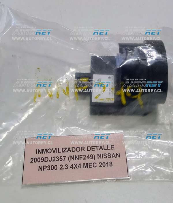 Inmovilizador Detalle 2009DJ2357 (NNF249) Nissan NP300 2.3 4×4 MEC 2018