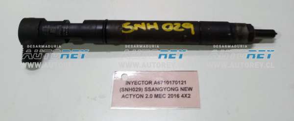 Inyector A6710170121 (SNH029) SSANGYONG NEW ACTYON 2.0 MEC 2016 4×2