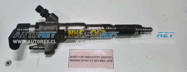 Inyector 166000372R (NNF067) Nissan NP300 2.3 4×4 MEC 2018