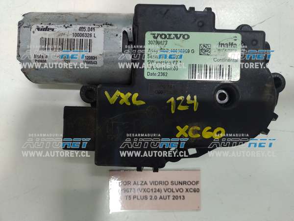 Motor Alza Vidrio Sunroof 30799673 (VXC124) Volvo XC60 T5 Plus 2.0 AUT 2013