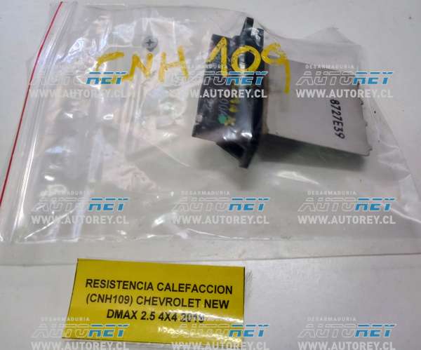 Resistencia Calefacción (CNH109) Chevrolet New Dmax 2.5 4×4 2019