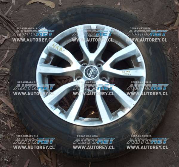 Llanta Aluminio Con Neumático 255 65 R17 (NXB022) Nissan Xtrail 2.5 AUT 4×2 2021
