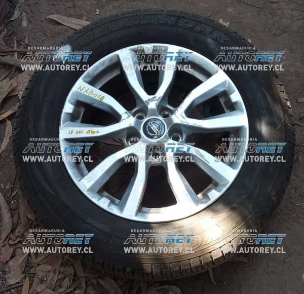 Llanta Aluminio Detalle Con Neumático 255 65 R17 (NXB024) Nissan Xtrail 2.5 AUT 4×2 2021