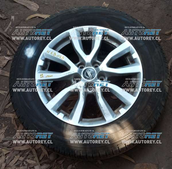 Llanta Aluminio Detalle Con Neumático 255 65 R17 (NXB025) Nissan Xtrail 2.5 AUT 4×2 2021