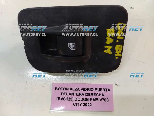 Botón Alza Vidrio Puerta Delantera Derecha (RVC125) Dodge Ram V700 City 2022