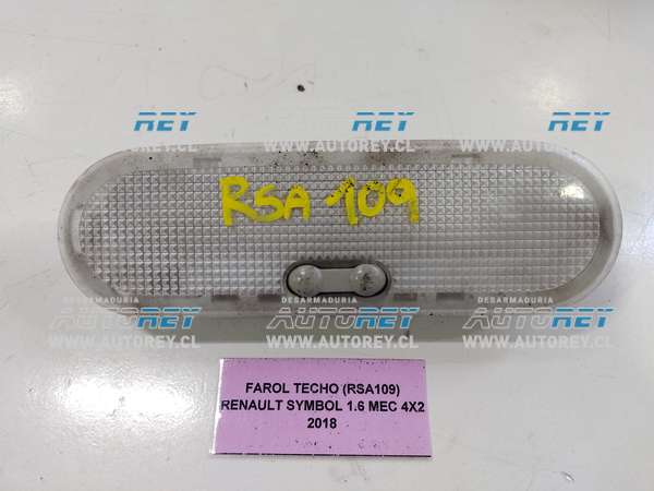 Farol Techo (RSA109) Renault Symbol 1.6 MEC 4×2 2018