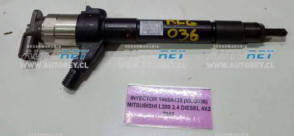 Inyector 1465A439 (MLG036) Mitsubishi L200 2.4 Diesel 4×2 2017