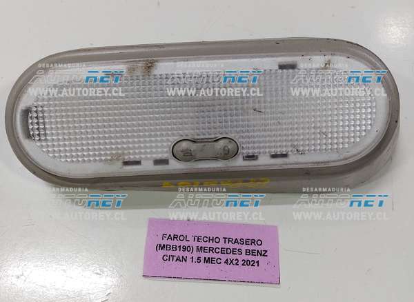Farol Techo Trasero (MBB190) Mercedes Benz Citan 1.5 MEC 4×2 2021