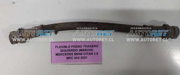Flexible Freno Trasero Izquierdo (MBB232) Mercedes Benz Citan 1.5 MEC 4×2 2021