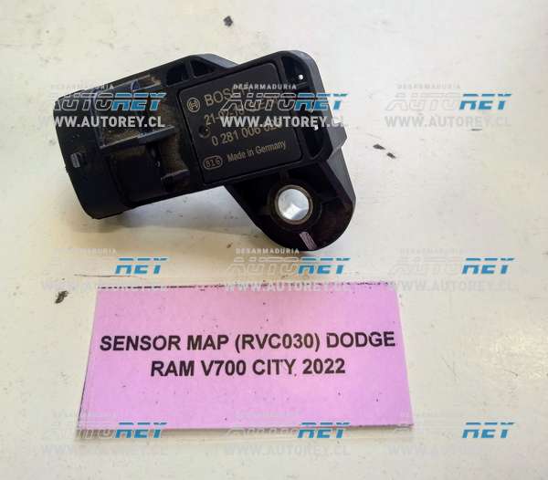 Sensor Map (RVC030) Dodge RAM V700 CITY 2022