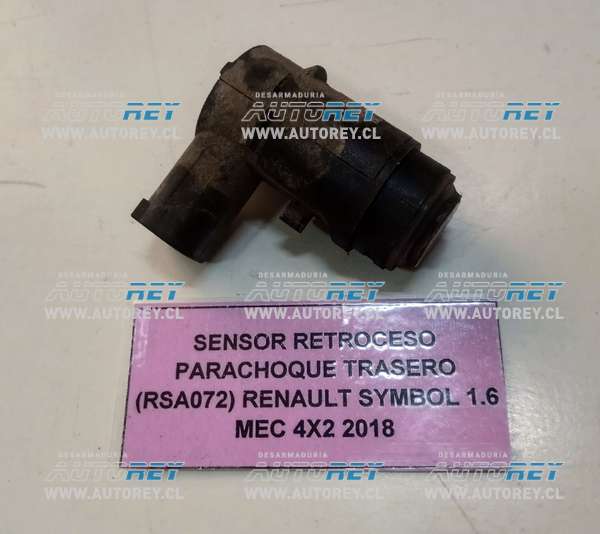 Sensor Retroceso Parachoque Trasero (RSA072) Renault Symbol 1.6 MEC 4×2 2018