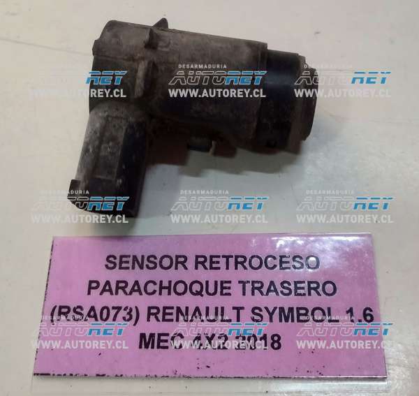 Sensor Retroceso Parachoque Trasero (RSA073) Renault Symbol 1.6 MEC 4×2 2018