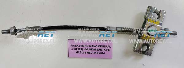 Piola Freno Mano Central (HSF221) Hyundai Santa fe GLS 2.4 MEC 4×2 2014