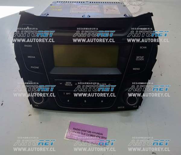 Radio (HSF128) Hyundai Santa Fe GLS 2.4 MEC 4×2 2014