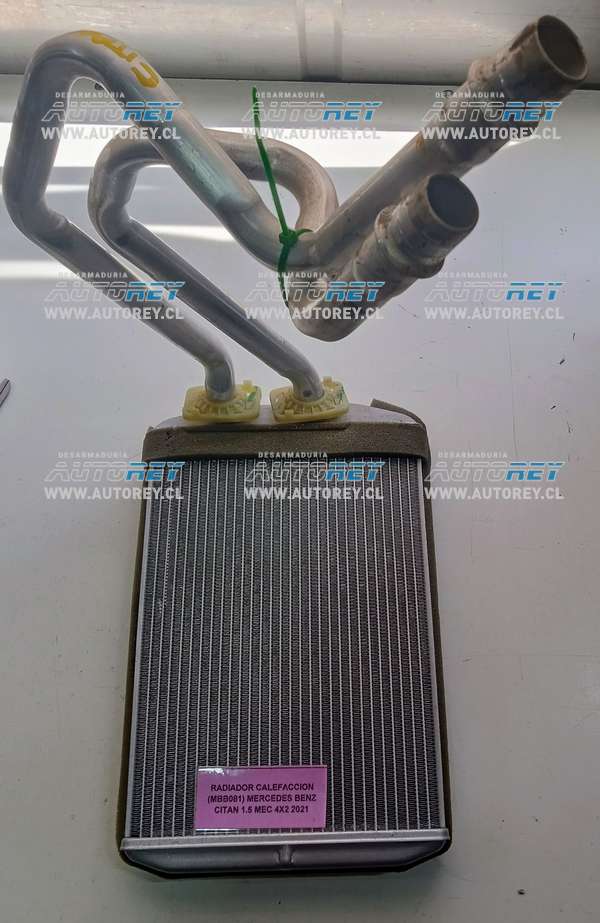 Radiador Calefacción (MBB081) Mercedes Benz Citan 1.5 MEC 4×2 2021