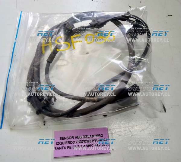 Sensor ABS Delantero Izquierdo (HSF036) Hyundai Santa Fe GLS 2.4 MEC 4×2 2014