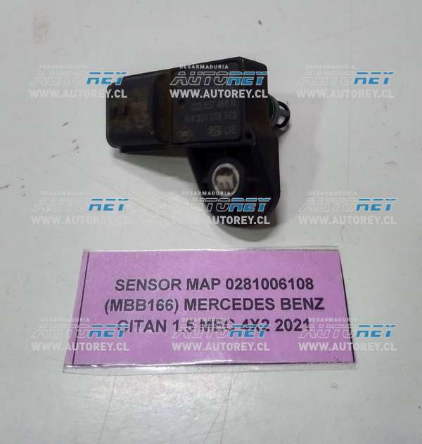 Sensor Map 0281006108 (MBB166) Mercedes Benz Citan 1.5 MEC 4×2 2021