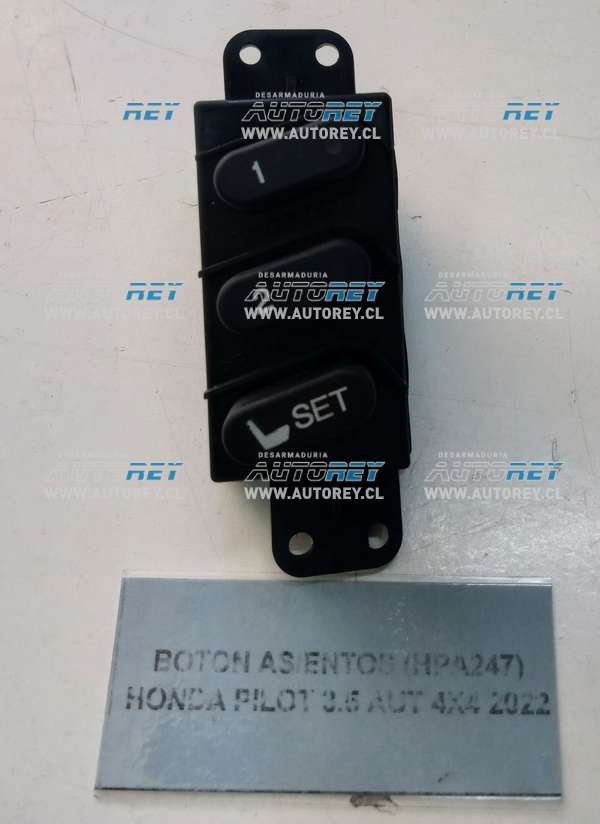 Boton Asiento (HPA247) Honda Pilot 3.5 AUT 4×4 2022