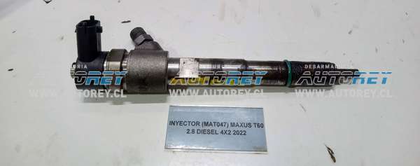 Inyector (MAT047) Maxus T60 2.8 Diesel 4×2 2022
