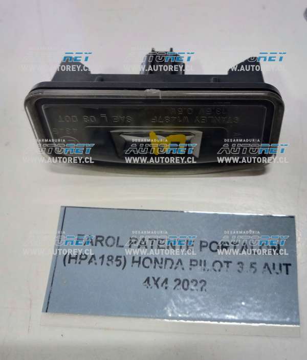 Farol Patente Portalon (HPA185) honda Pilot 3.5 AUT 4×4 2022