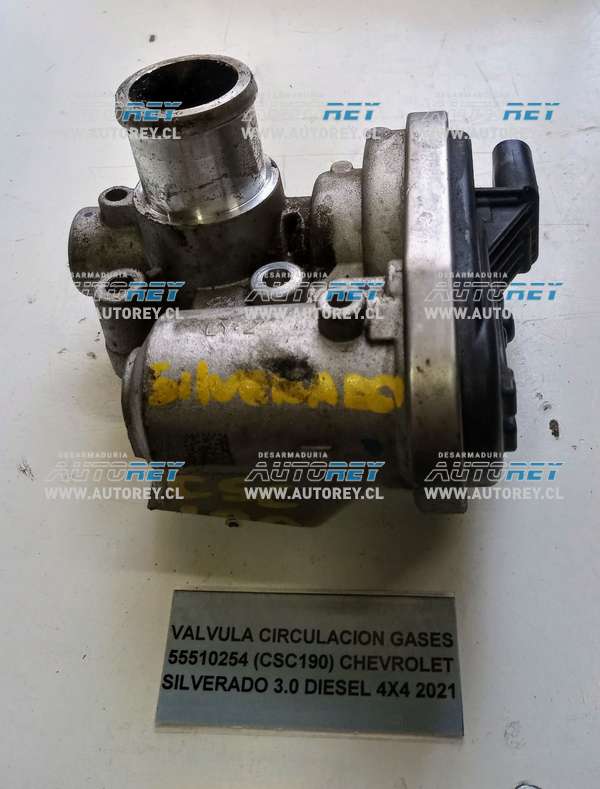 Valvula Circulacion gases 55510254 (CSC190) Chevrolet Silverado 3.0 Diesel 4×4 2021