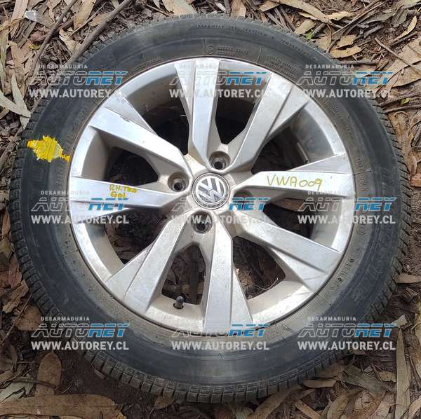 Llanta Aluminio Detalle Con Neumático 195 55 R15 (VWA009) Volkswagen Gol 1.6 2018